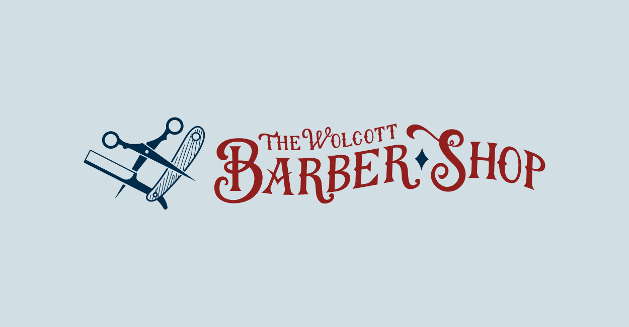 The Wolcott Barber Shop Brand Identity