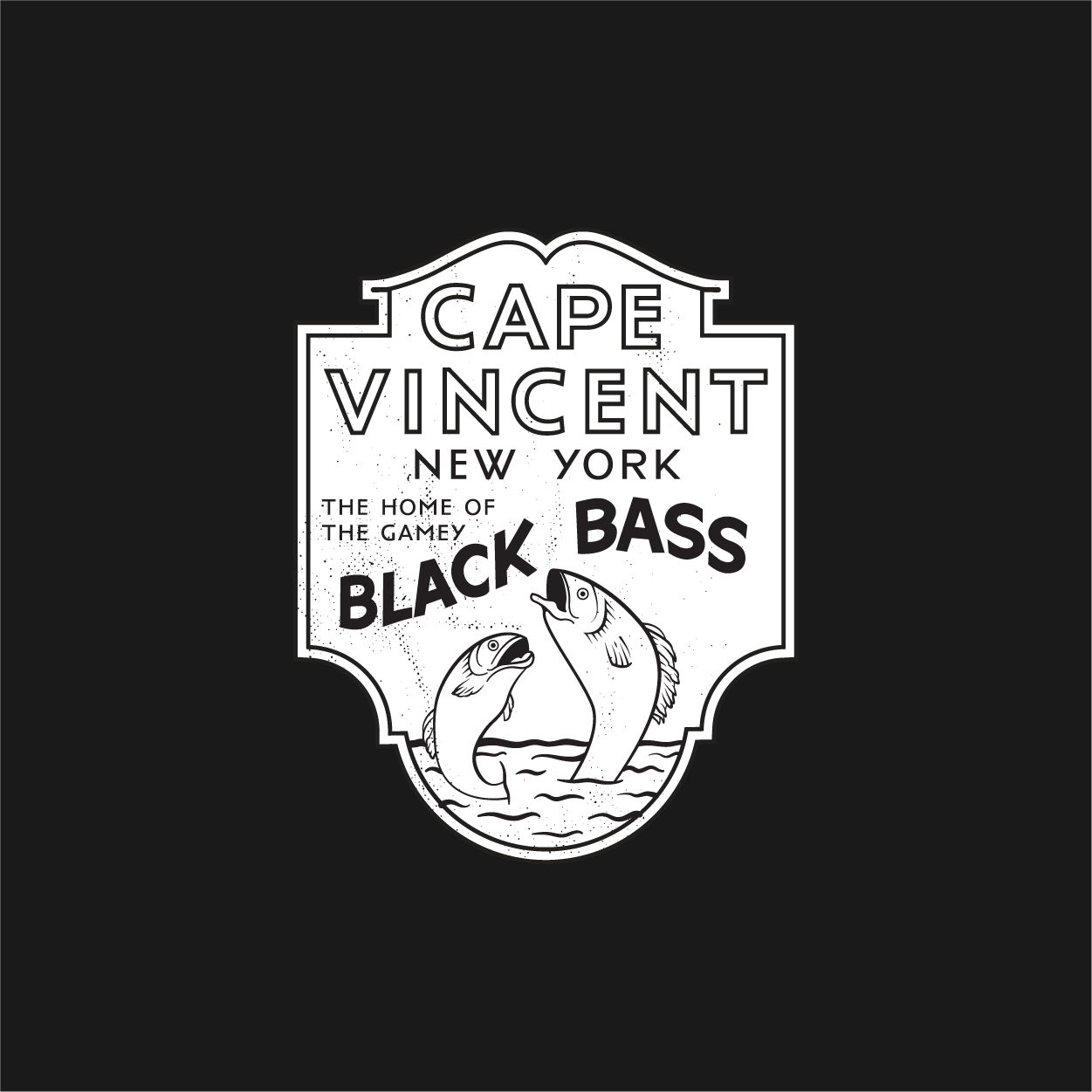 Black and White Cape Vincent Badge