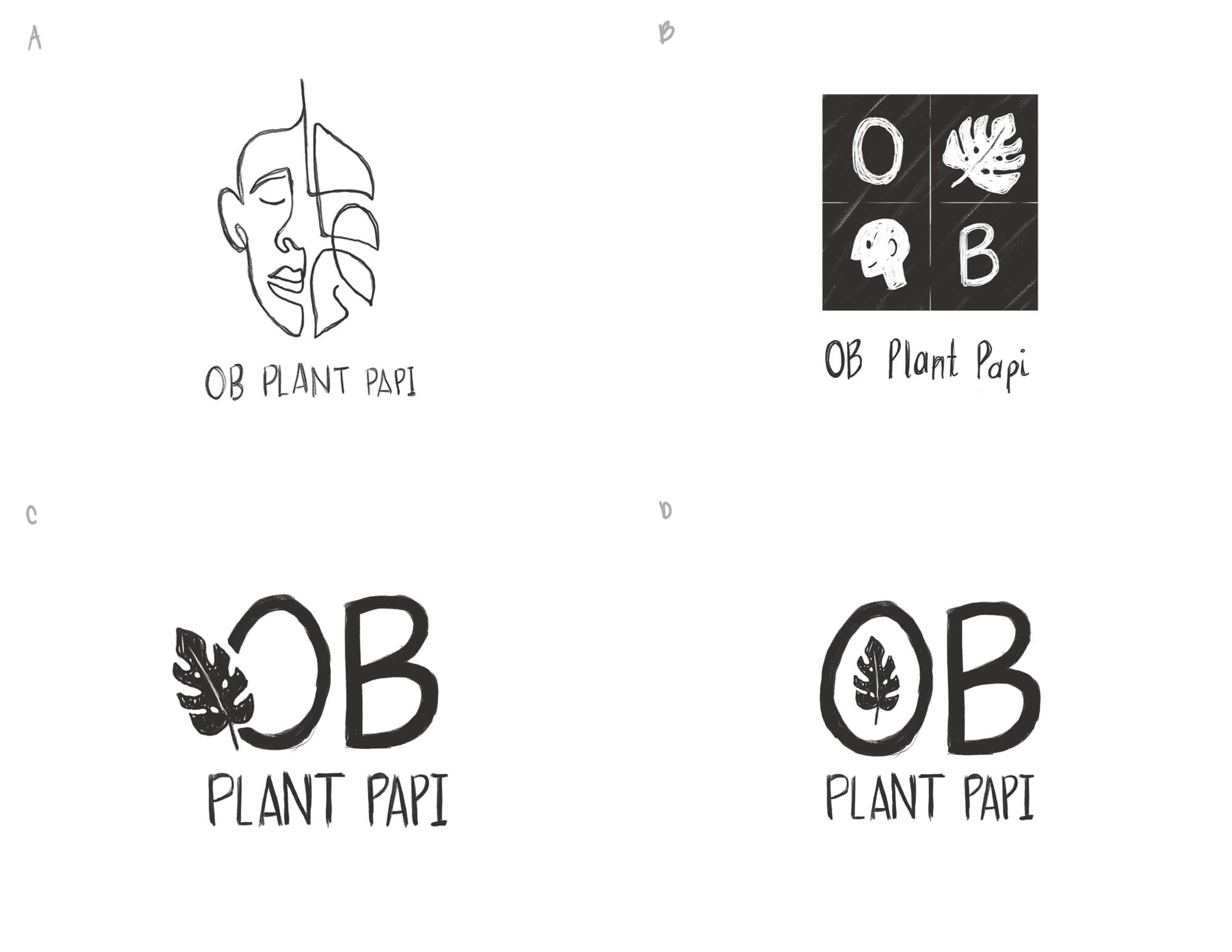 OBPlantPapi-Logo-Sketches